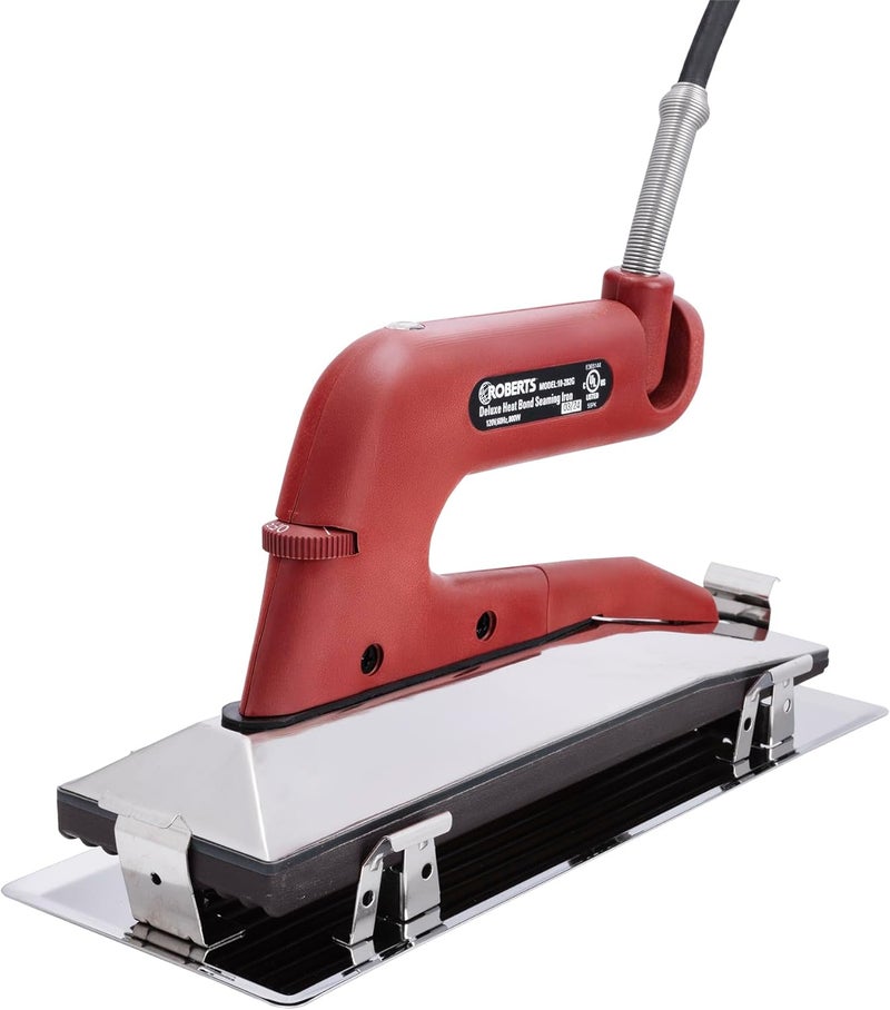 ROBERTS Deluxe Heat Bond Seaming Iron for Carpet Installation - Red - Image 1